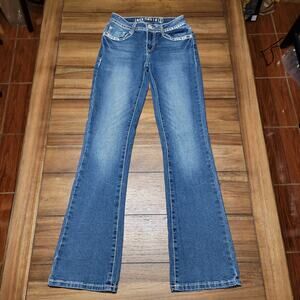 Jack David Straight Denim Jeans w/ Studs and Bling - Size 1
